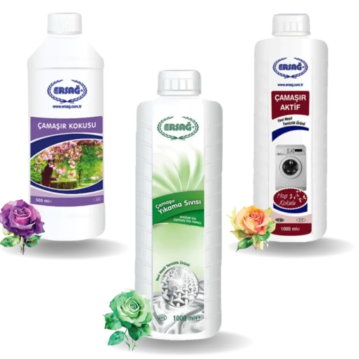 Çamaşır Deterjanı (sıvı) Beyazlar İçin (1 adet) + Çamaşır Aktif (1 adet) + Çamaşır Kokusu 500ml (1 adet)