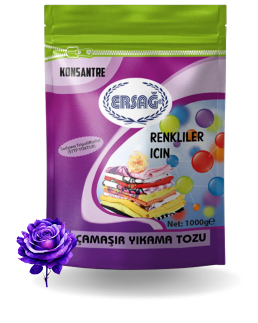 Ersağ Renkli Çamaşır Yıkama Tozu, doğal çamaşır deterjanı, renk koruyucu çamaşır deterjanı, fosfat içermeyen çamaşır deterjanı, renkli çamaşırlar için deterjan, kimyasal içermeyen çamaşır deterjanı, çevre dostu çamaşır deterjanı