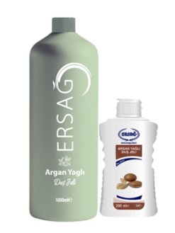 Ersağ Aparatlı Argan Yağlı Duş Jeli̇ 1000 Ml