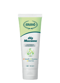 Ersağ Di̇ş Macunu / Karanfi̇l – Okali̇ptüs – Aloe Vera 100 Ml.