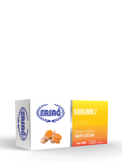 Ersağ Kurkumi̇n Z Jel Kapsül (Bli̇ster Ambalaj)