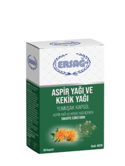 Ersağ Aspi̇r Yağı Ve Keki̇k Yağı Kapsül