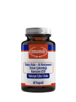GOTU KOLA, AT KESTANESİ, ÜZÜM ÇEKİRDEĞİ, KOENZİM Q10