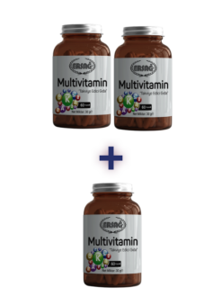 MULTİVİTAMİN KAPSÜL (2 ALANA 1 HEDİYE)