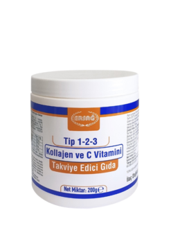 TİP 1-2-3 KOLLAJEN VE C VİTAMİNİ