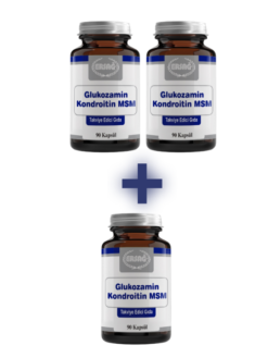 GLUKOZAMİN KONDROİTİN MSM (2 ALANA 1 HEDİYE)