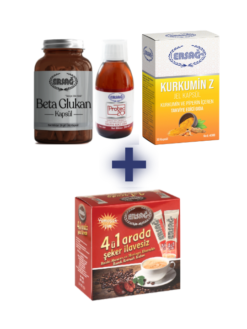 BETA GLUKAN KAPSÜL, KURKUMİN Z JEL KAPSÜL (BLİSTER AMBALAJ), PROTEC 20 ALANA 4 Ü 1 ARADA KAHVE YUMUŞAK İÇİM (TEK İÇİMLİK) HEDİYE