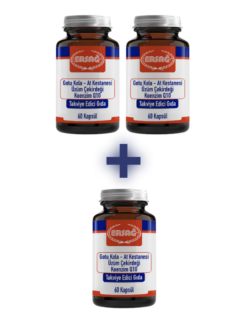 GOTU KOLA, AT KESTANESİ, ÜZÜM ÇEKİRDEĞİ, KOENZİM Q10 (2 ALANA 1 HEDİYE)
