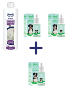 BANYO WC TEMİZLEYİCİ 1000 ML ,  KÖPEKLER İÇİN PROBİYOTİK  20 ML 2 ADET ALANA, KÖPEKLER İÇİN PROBİYOTİK  20 ML 1 ADET HEDİYE