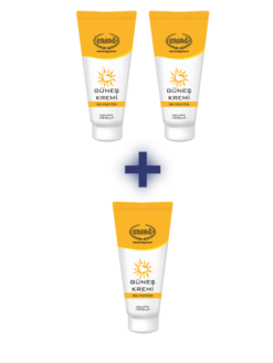 GÜNEŞ KREMİ 50 FAKTÖRLÜ 100 ML. (2 ALANA 1 HEDİYE)